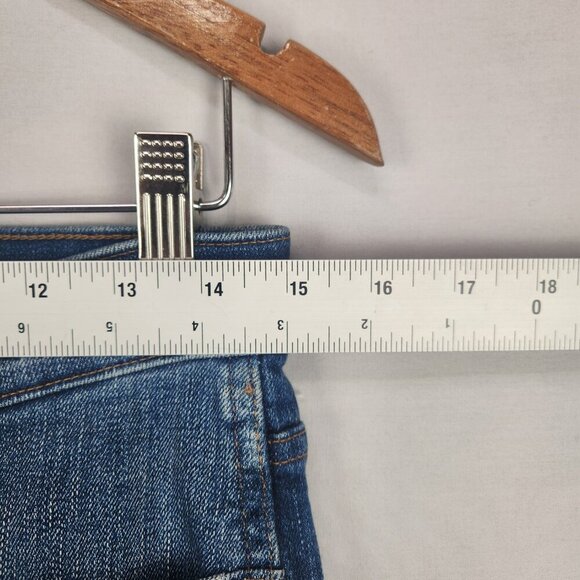 Madwell 9" High Rise Skinny Jeans Womens 27T Modified Mid Rise Grunge Destroyed - Picture 3 of 12